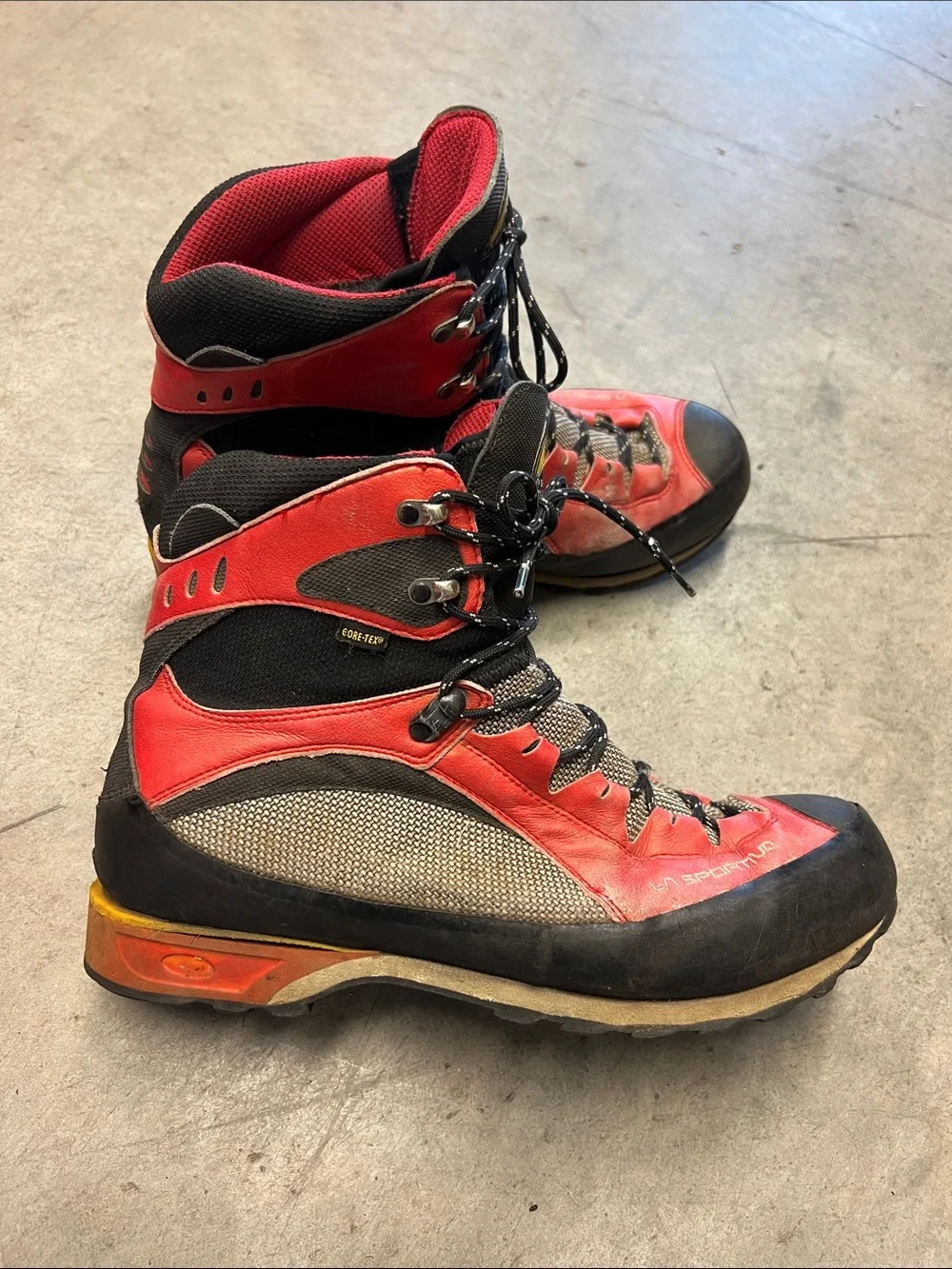 La Sportiva Red and Black Hiking/Alpine Boots